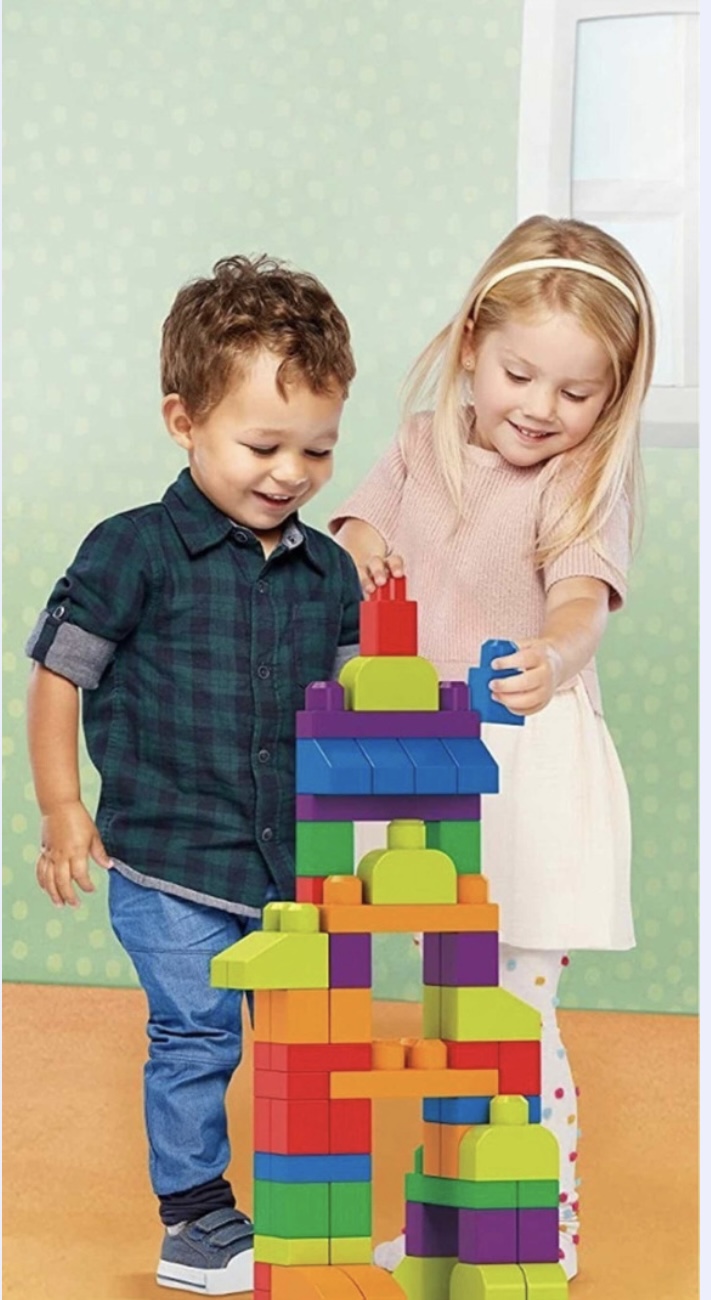 Mega Bloks Set Construcción Mattel Construye Y Crea 250 Pzas