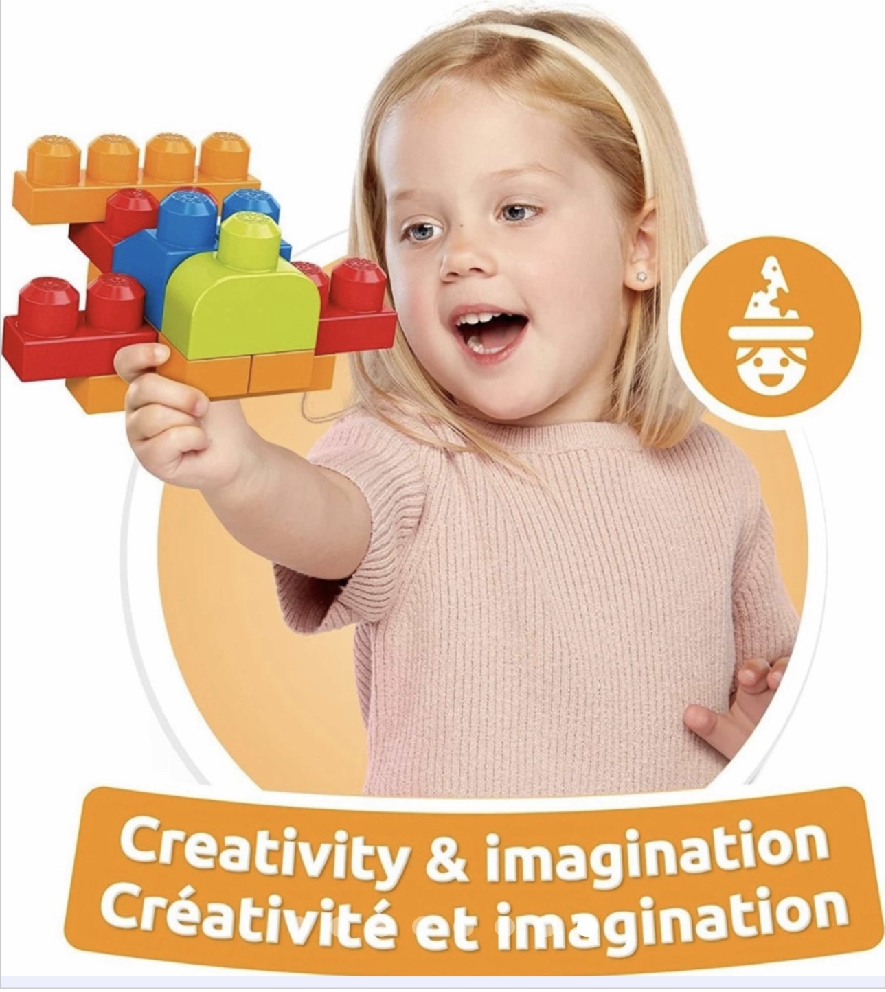 Mega Bloks Set Construcción Mattel Construye Y Crea 250 Pzas