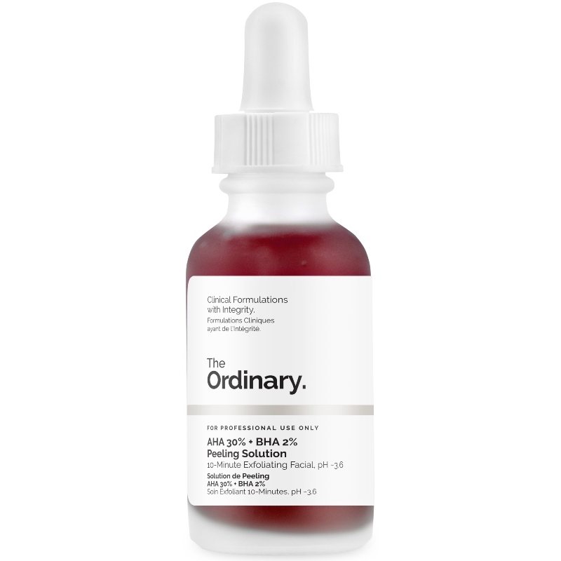 Sérum AHA 30% + BHA 2% Peeling Solution The Ordinary noche para todo tipo de piel de 30mL