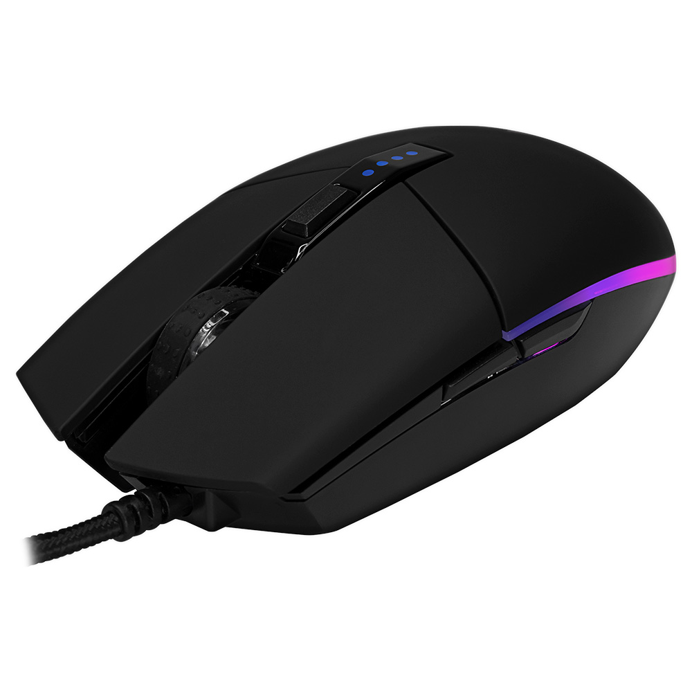 MOUSE GAMER MUNFROST TRITON BLACK RGB
