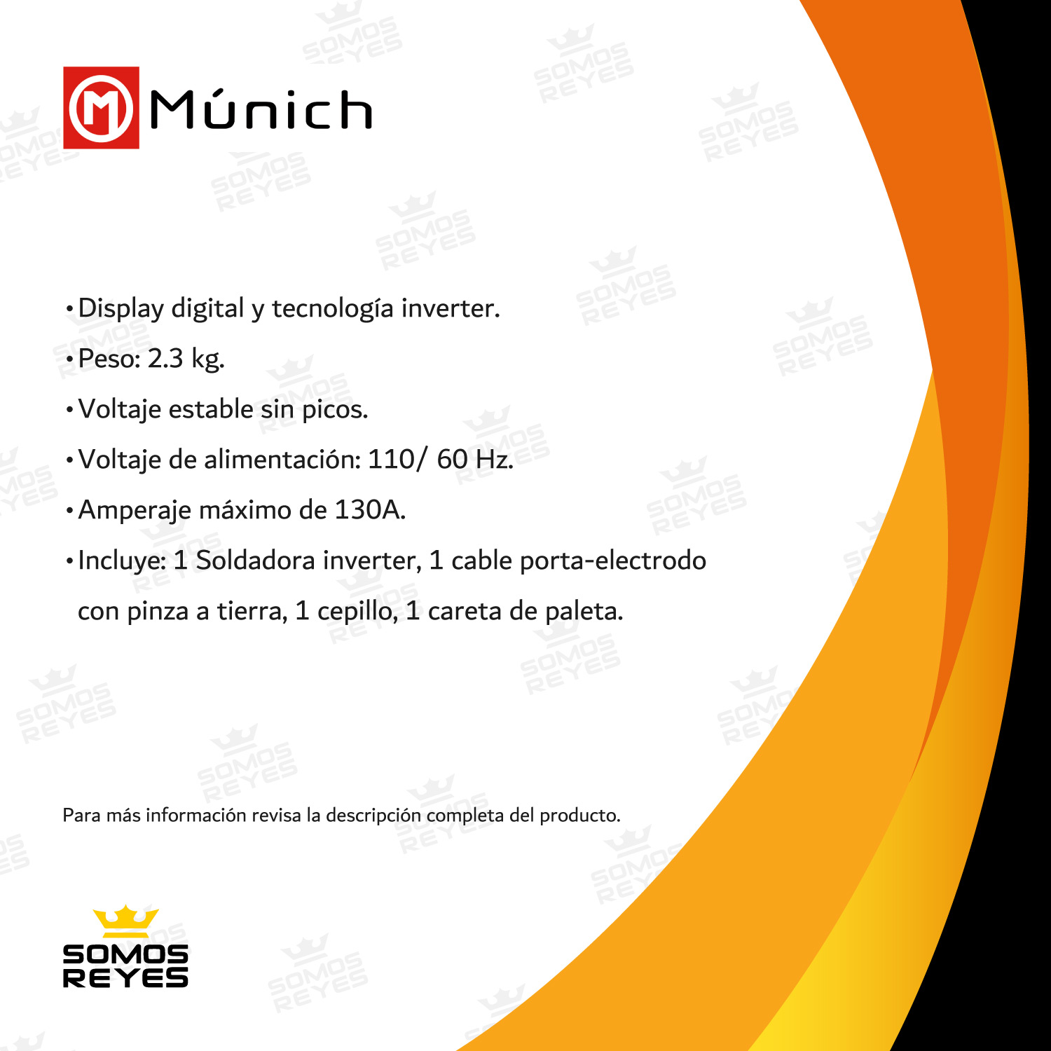 Soldadora Inverter Poratil Profesional Inversora 110v Munich 