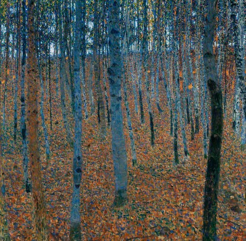 Rompecabezas Bosque de Hayas, 1902 Gustav Klimt 