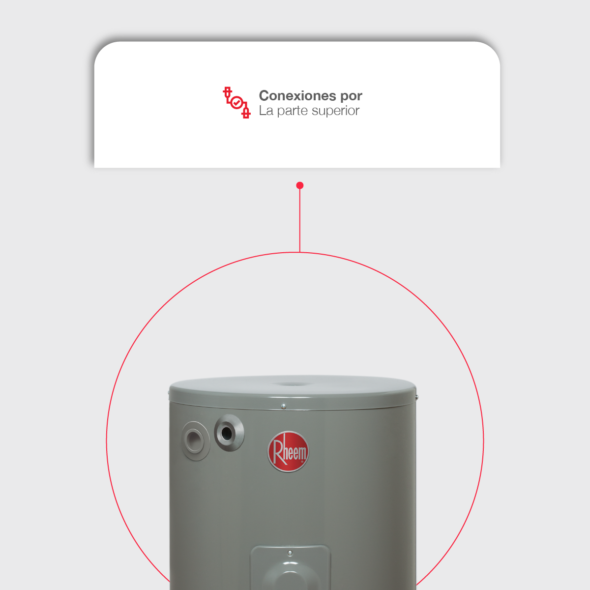 Calentador de Agua de Deposito Electrico 38 Litros 220 V 1 Servicio