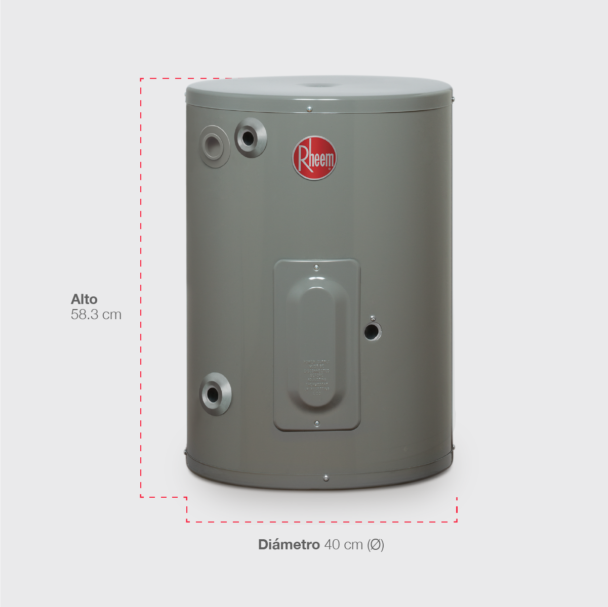 Calentador de Agua de Deposito Electrico 38 Litros 220 V 1 Servicio