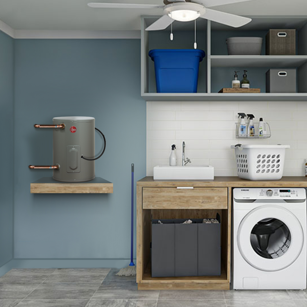 Calentador de Agua de Deposito Electrico 38 Litros 220 V 1 Servicio