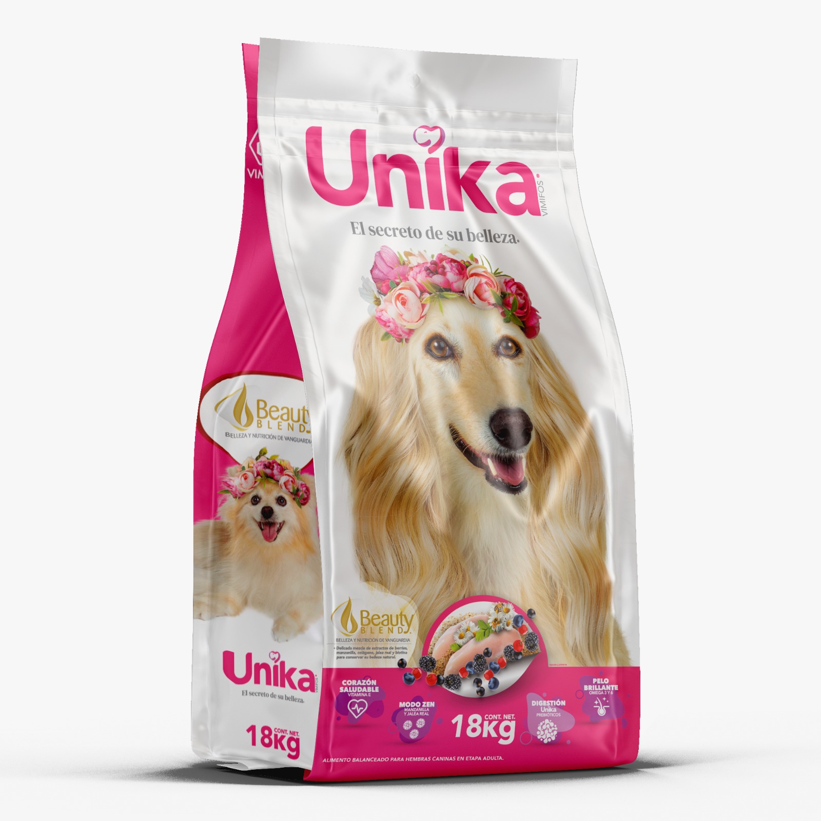 Alimento Unika 18 Kg El Secreto De Su Belleza