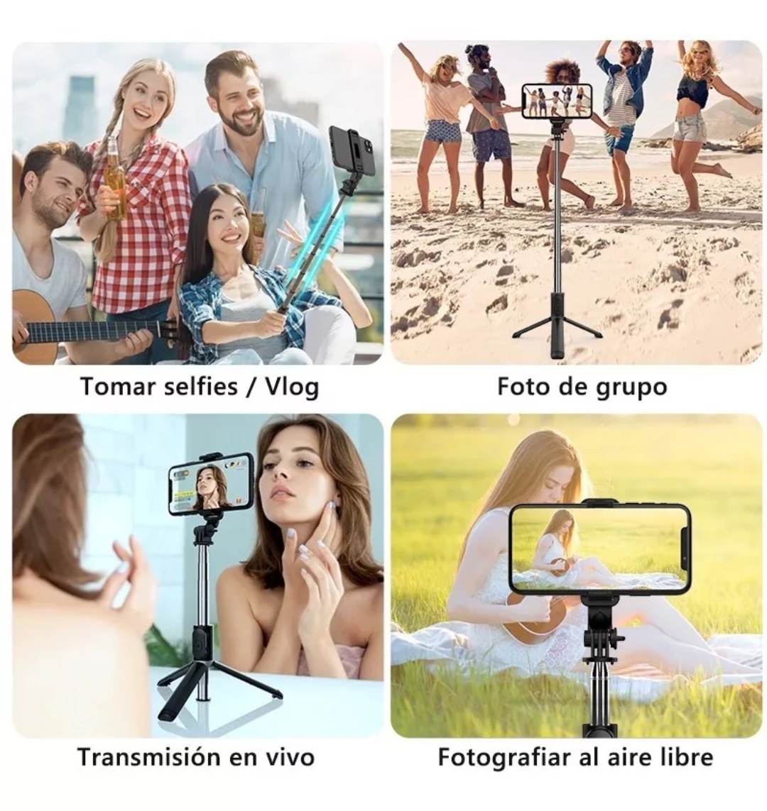 Palo Selfies Trípode Axnen Bluetooth Selfie Stick Remoto