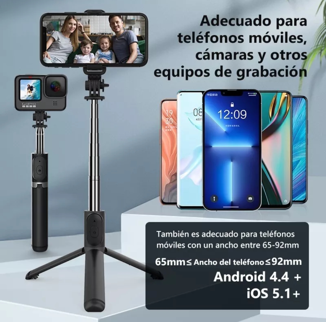 Palo Selfies Trípode Axnen Bluetooth Selfie Stick Remoto