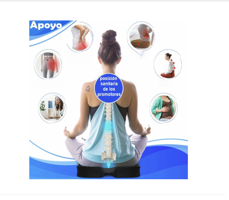 Cojin Gel De Asiento De Espuma Viscoelastica Para Auto Silla