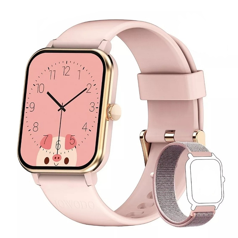 1.69'' Reloj Smart Watch Mujer Con Temperatura Pulsera Doble