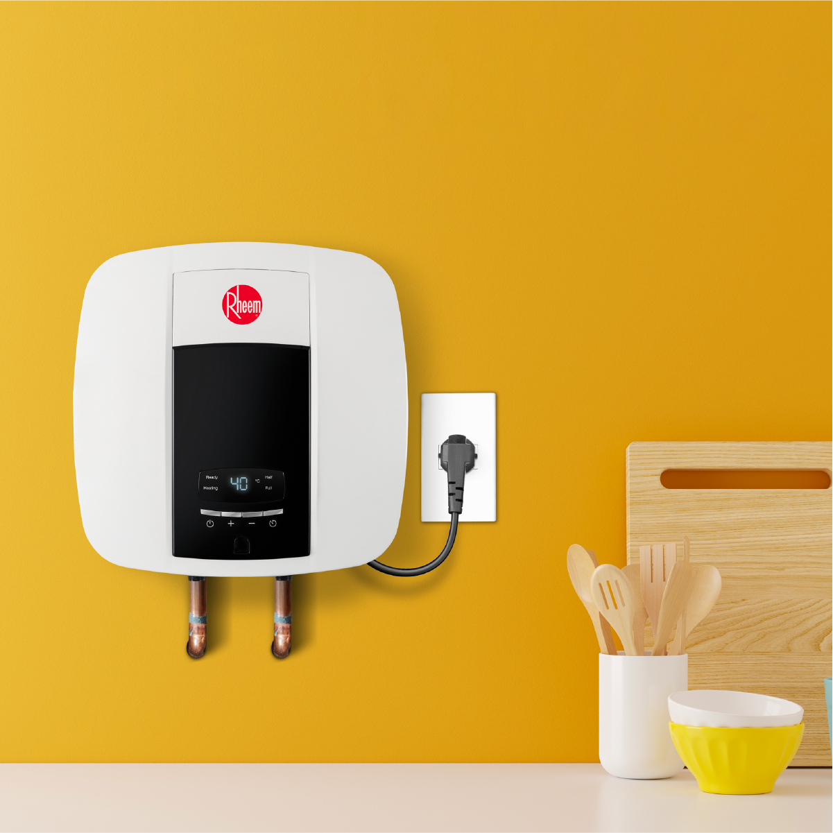 Calentador de Agua Deposito Electrico Mural 10 Litros 120 V 0.5 Servicio