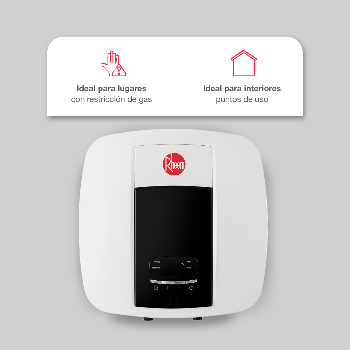 Calentador de Agua Deposito Electrico Mural 10 Litros 120 V 0.5 Servicio