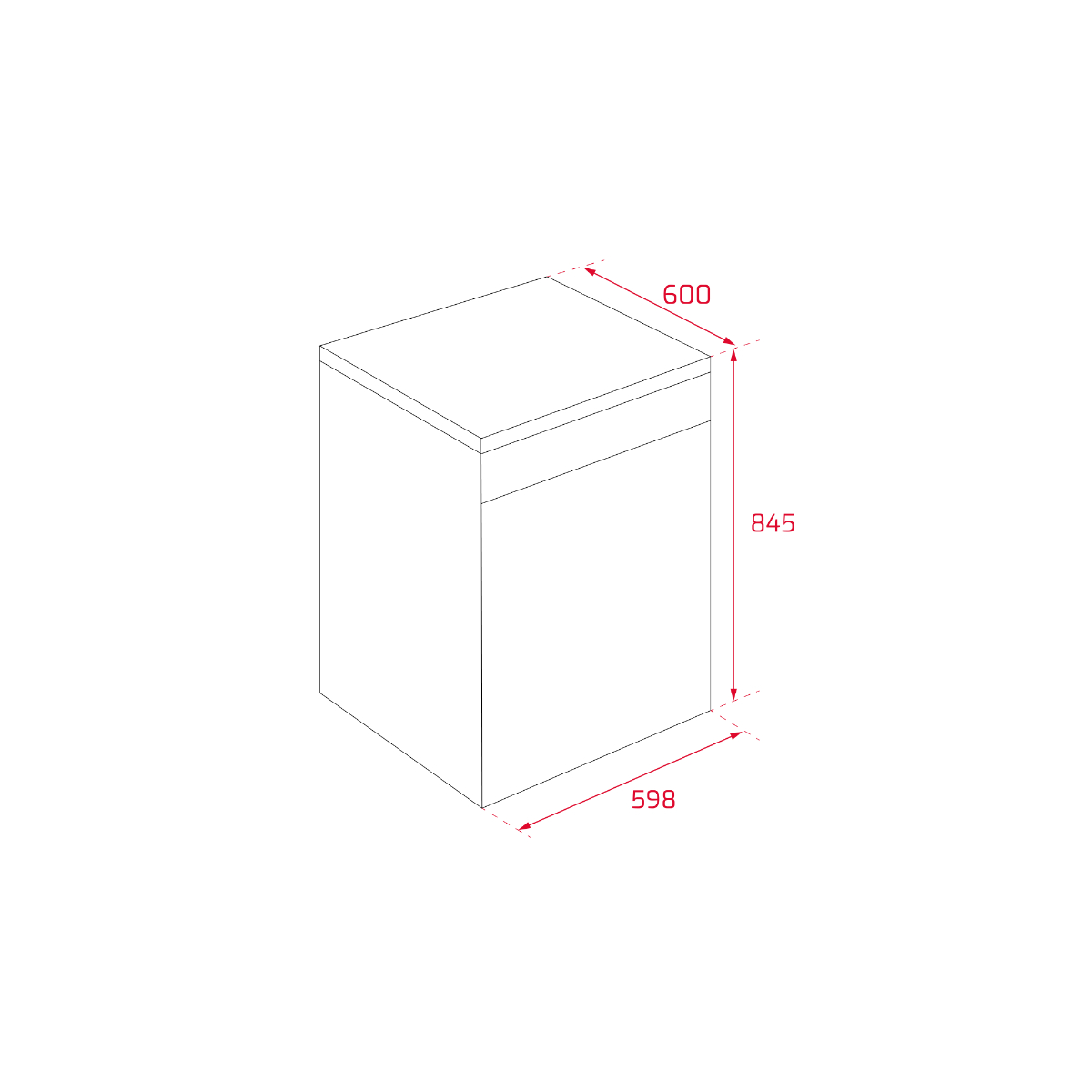 Lavavajillas Libre Instalación Teka Dfs 26650 Ss 13 Servicios 60 Cm Color Gris