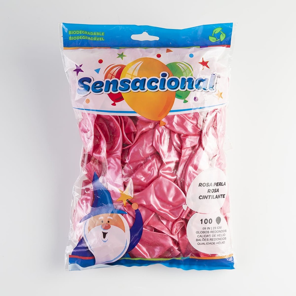 Globos Perla 100 Piezas No 9 Rosa Perla Selanusa