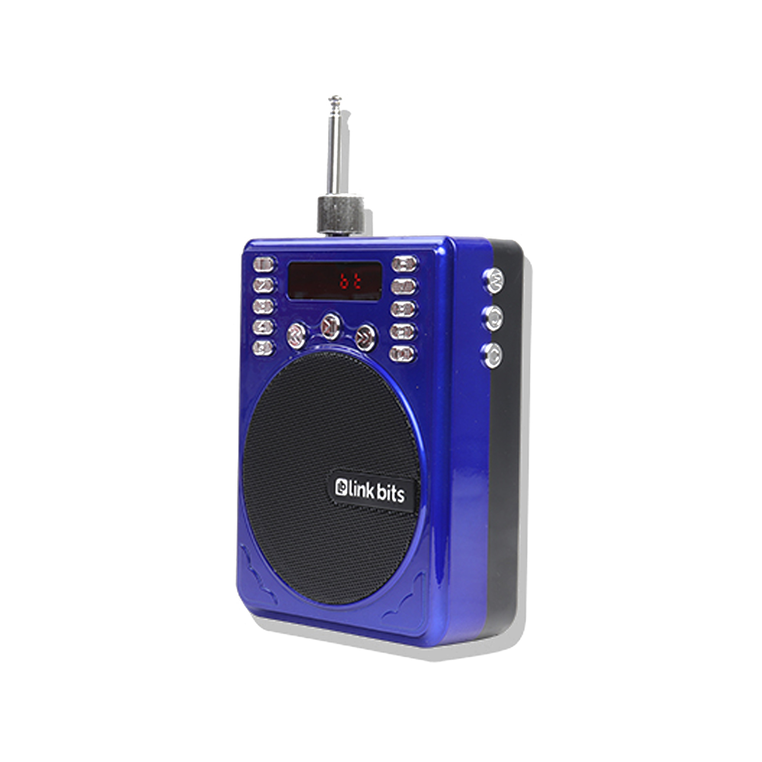 Bocina Portátil Bluetooth Color Azul con Micrófono de Diadema Link Bits SPE-593A