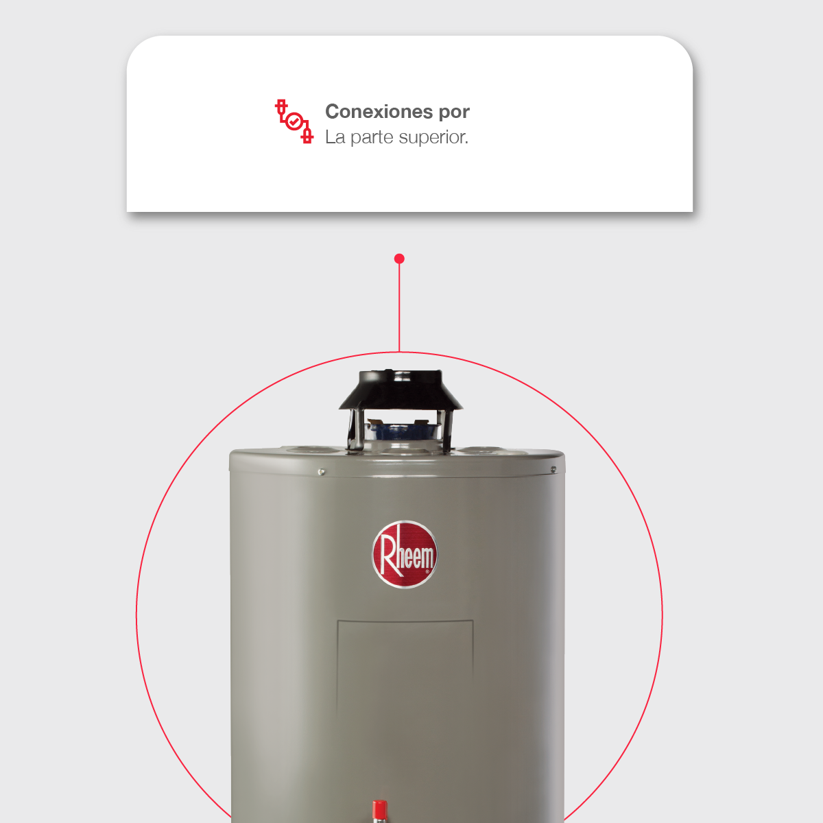 Calentador de Agua Todo Terreno Alto Rendimiento 48 Litros a Gas Natural 2 Servicios