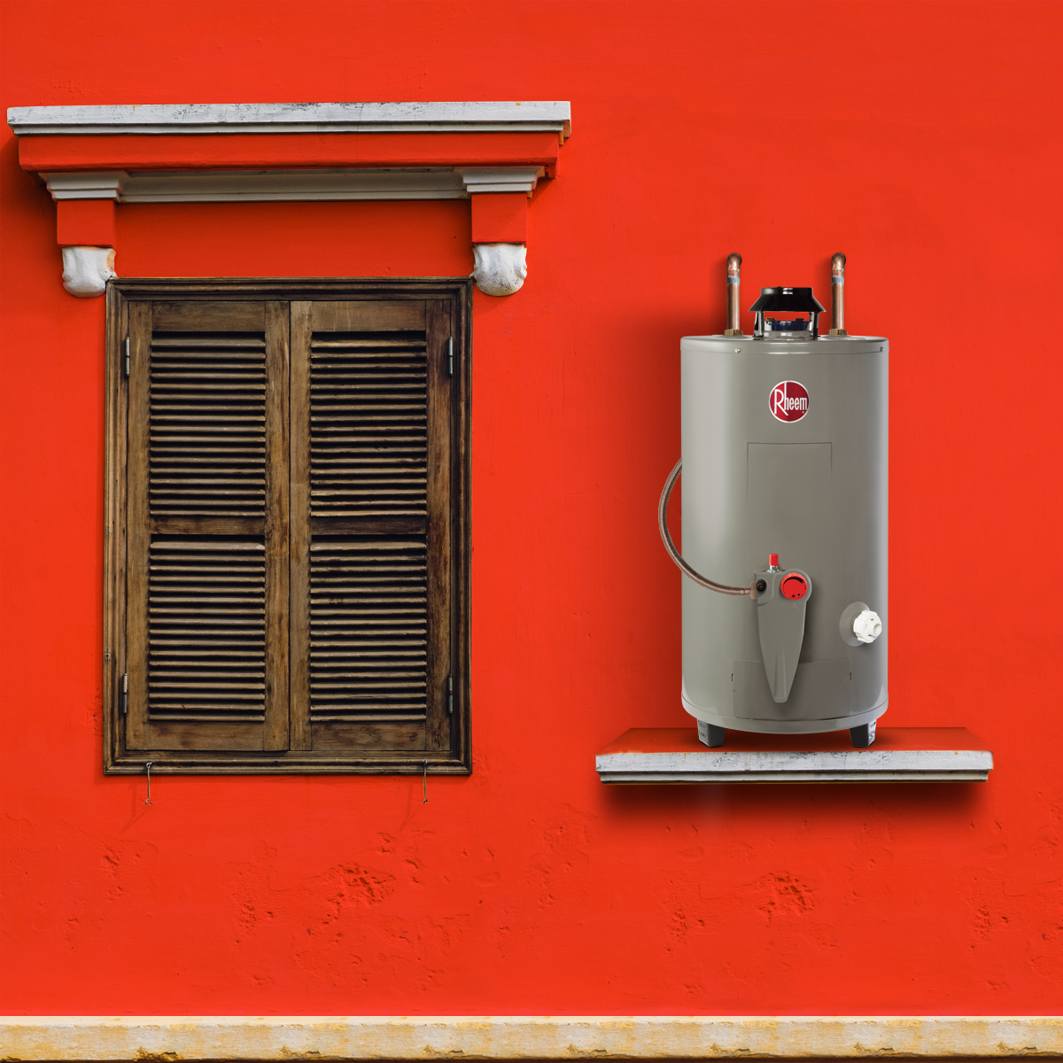 Calentador de Agua Todo Terreno Alto Rendimiento 48 Litros a Gas Natural 2 Servicios