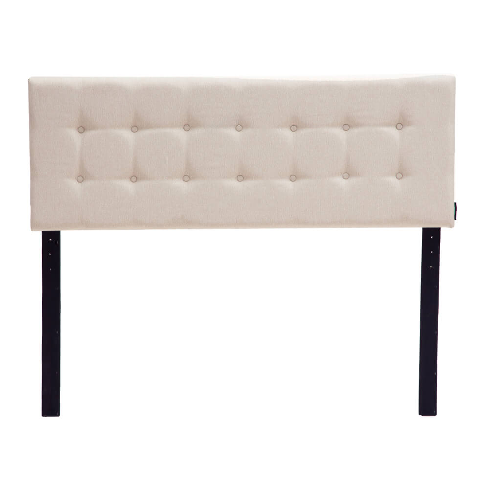 Colchón Matrimonial Spring Air Morgan con Cabecera Dicasa Bilbao Beige Claro