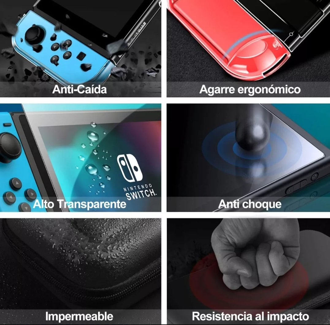 Kit De Accesorios Con Estuche Para Nintendo Switch 25 Es 1