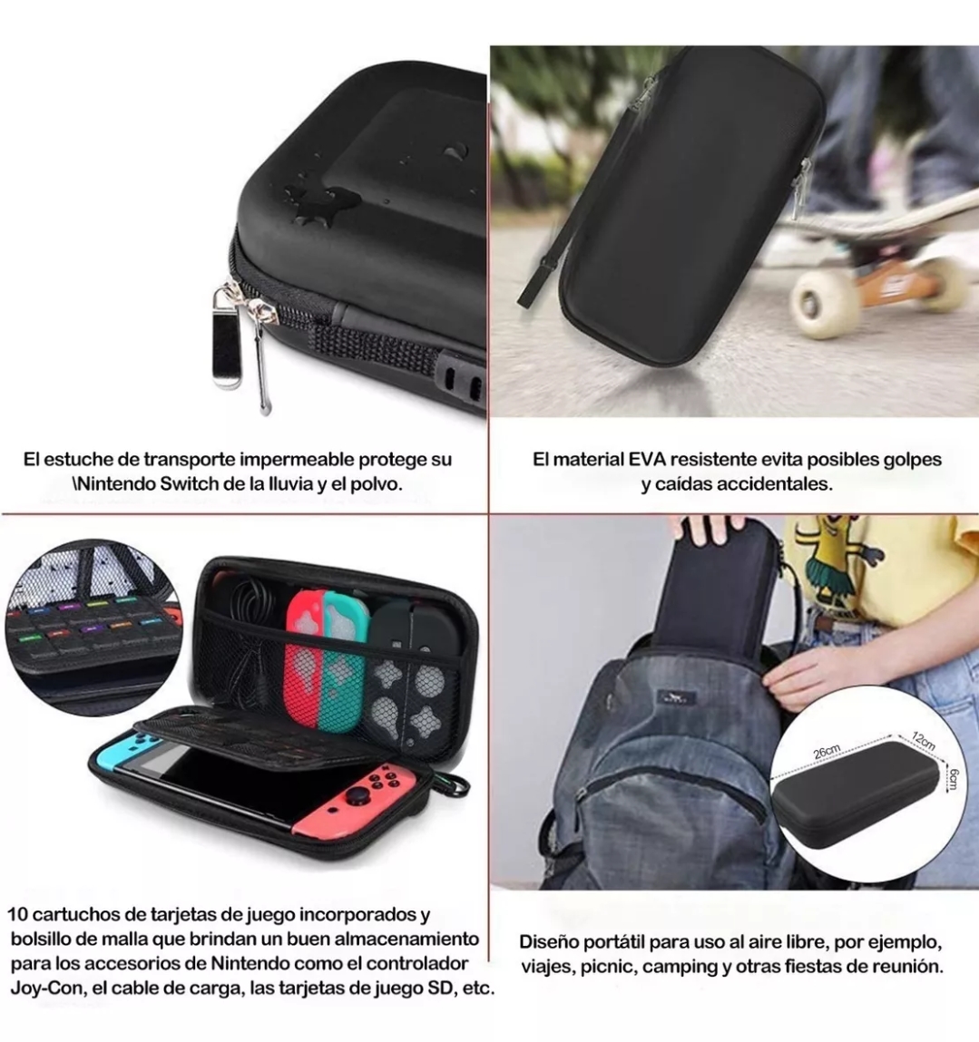 Kit De Accesorios Con Estuche Para Nintendo Switch 25 Es 1