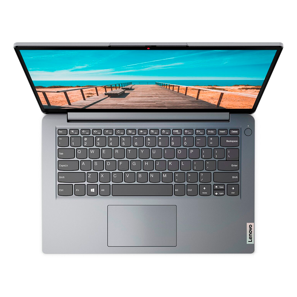 Laptop Lenovo Ideapad 1 14IGL7 Intel Celeron N4020 Ram 4GB- Disco 64GB Windows 11 - Plateada + Base Enfriadora + Mouse