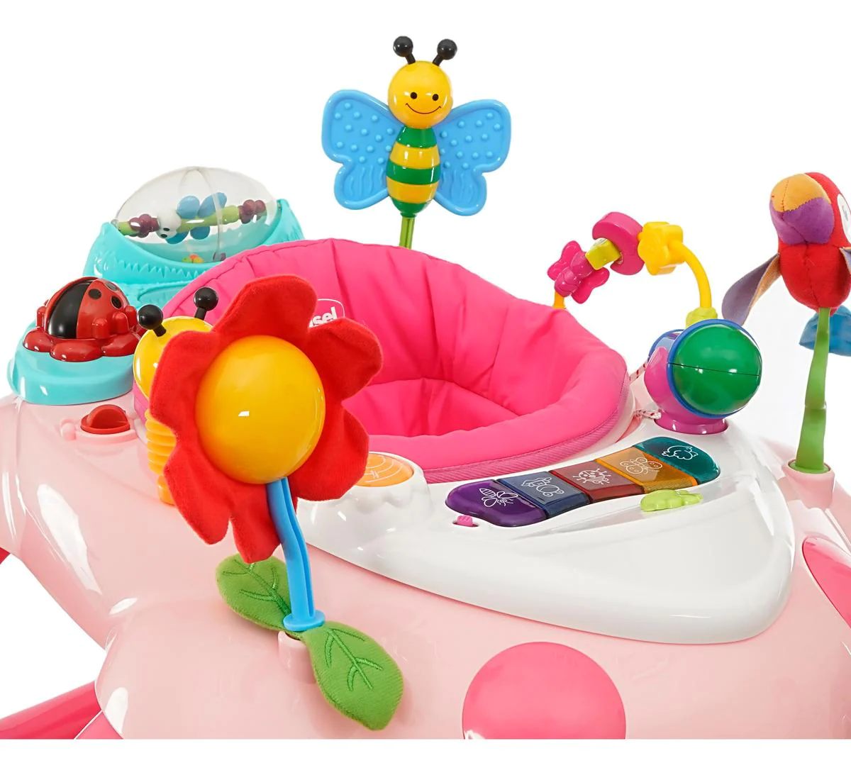 Andadera Prinsel Futura 3 en 1 Rosa.