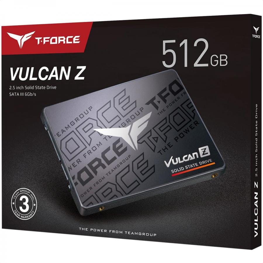 Unidad Estado Solido SSD 512GB Team Group T-Force Vulcan Z T253TZ512G0C101