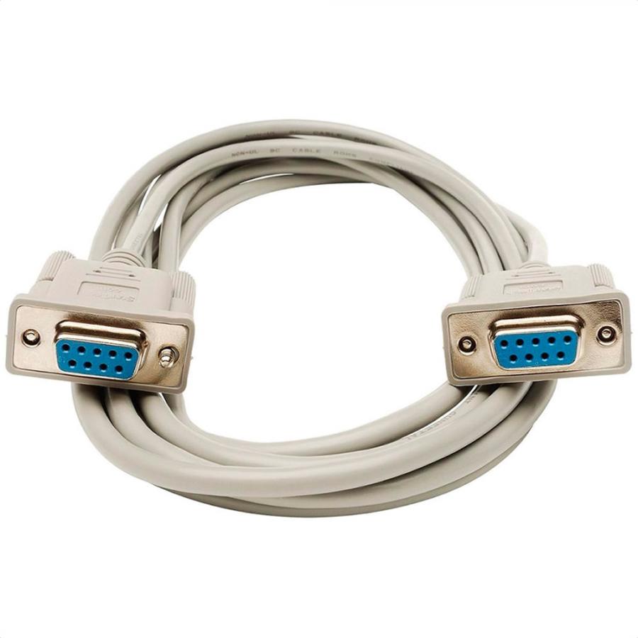 Cable Serial Null Modem Manhattan DB9 RS232 1.8 Mts 301404.