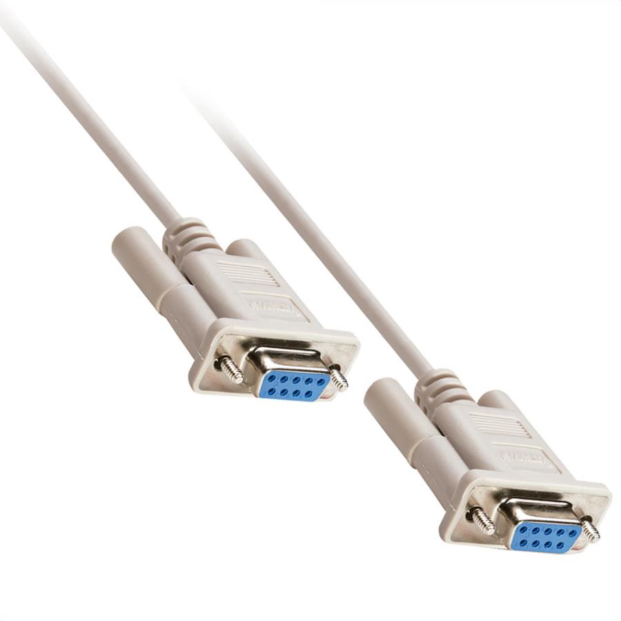 Cable Serial Null Modem Manhattan DB9 RS232 1.8 Mts 301404.