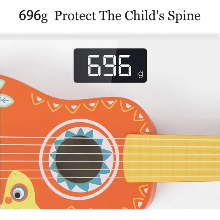 Juguete Guitarra Camaleón Naranja De Madera Mideer 