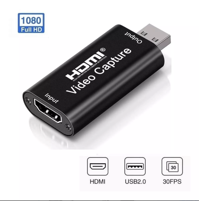 Tarjeta De Captura De Video Y Audio Hdmi A Usb 1080p Usb 2.0
