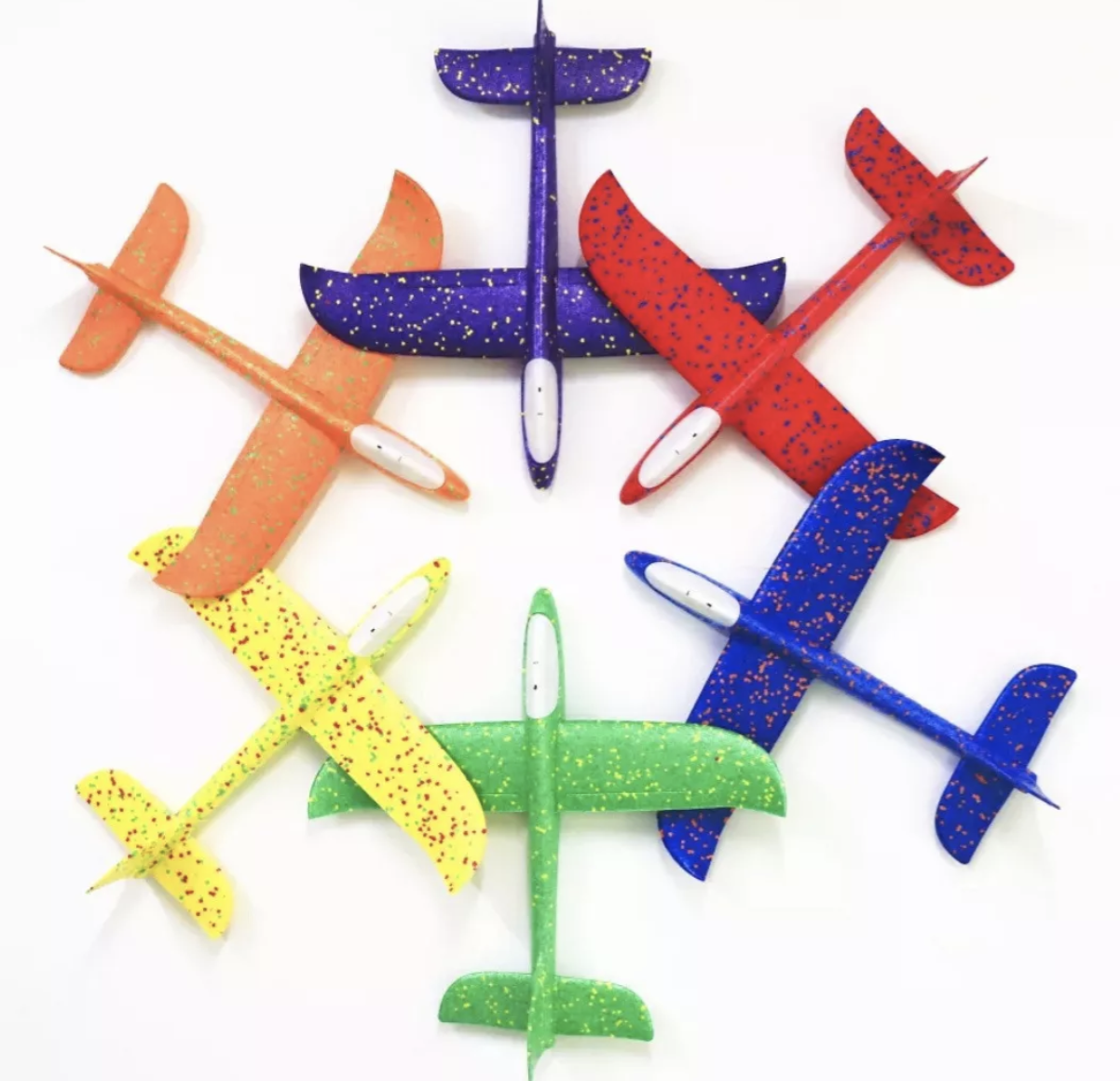 Juguete Avion Planeador Con Luz Led Niños Regalo