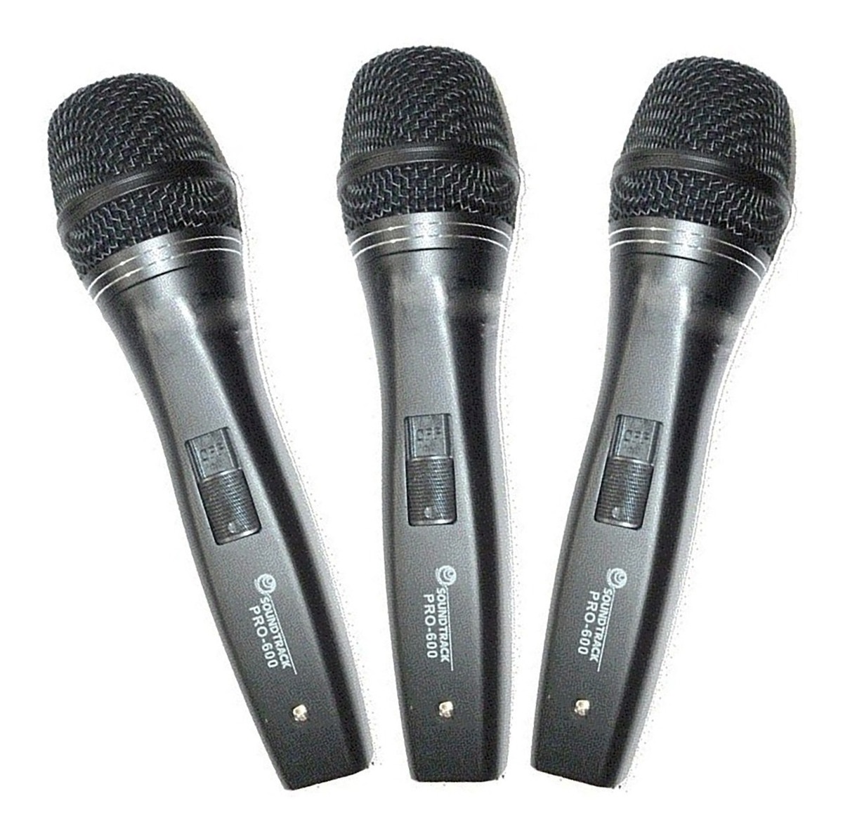 Paquete de 3 Micrófonos Soundtrack PRO-600X3 