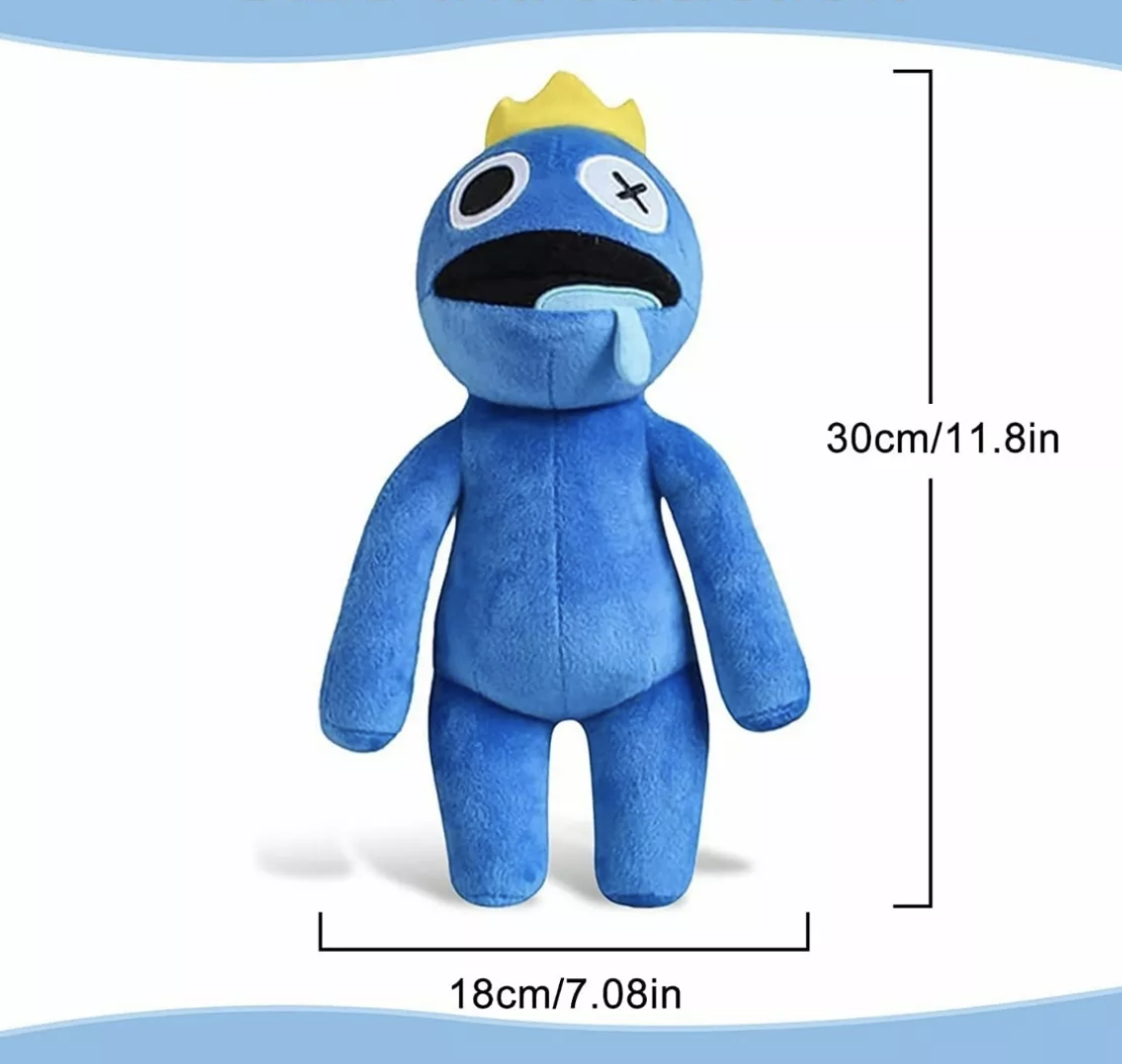 Muñeco De Peluche Crown Blue FUNBU Roblox Rainbow Friends