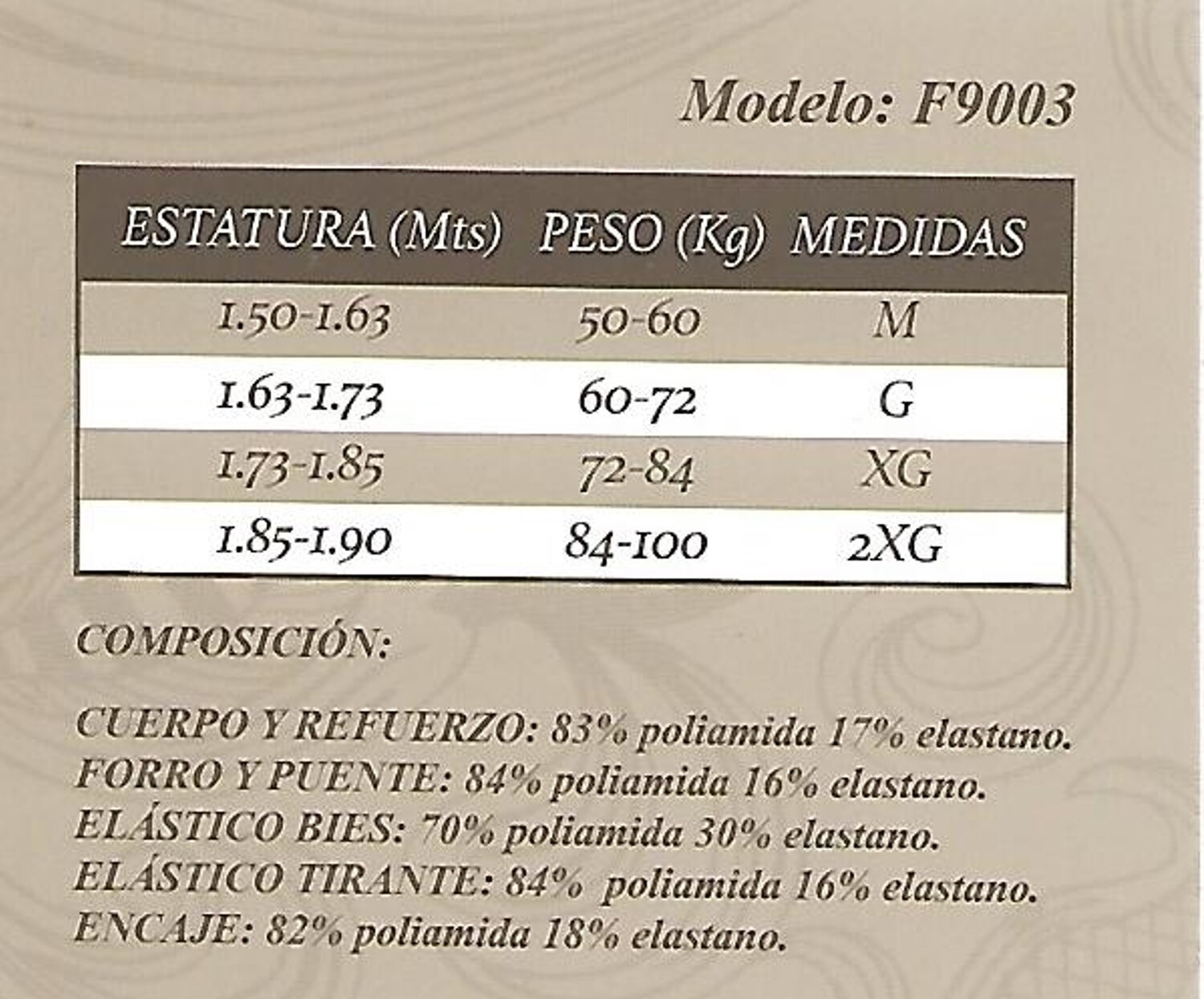 Faja Dalia Control Extra Fuerte Berlei Mod F9003 1 Pieza