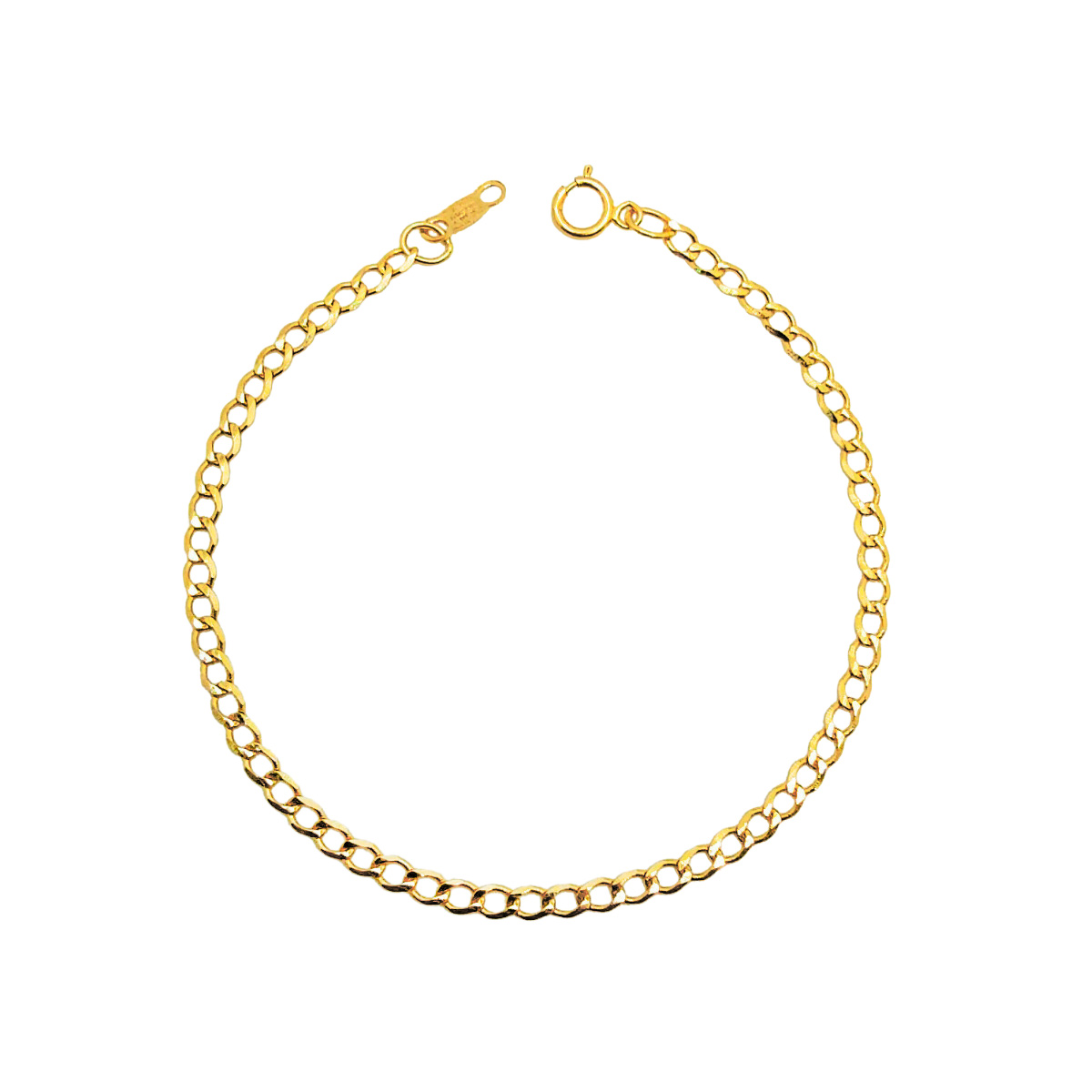 Pulsera Oro Cordón Salomonico - Estuche Regalo - Certificado De Garantía - Mondepetit