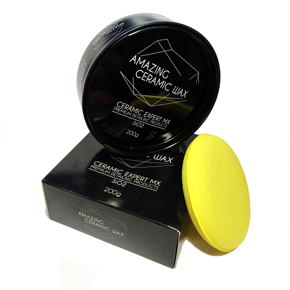 Cera de cristal para coches, Amazing Ceramic Wax alto brillo.