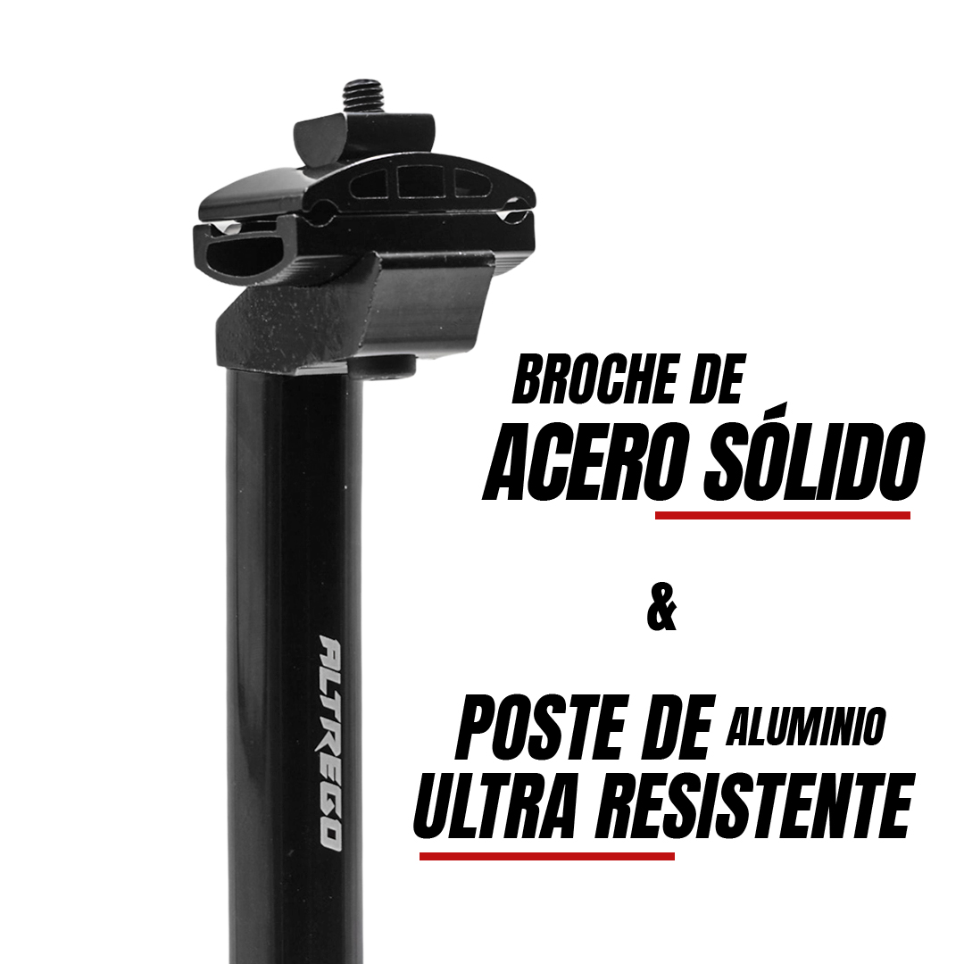  Poste De Asiento Mtb Para Bicicleta Con Broche 27.2x400mm