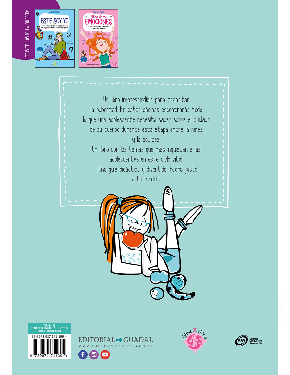 Libro Fisico Cuido mi cuerpo Autor Verónica Podesta