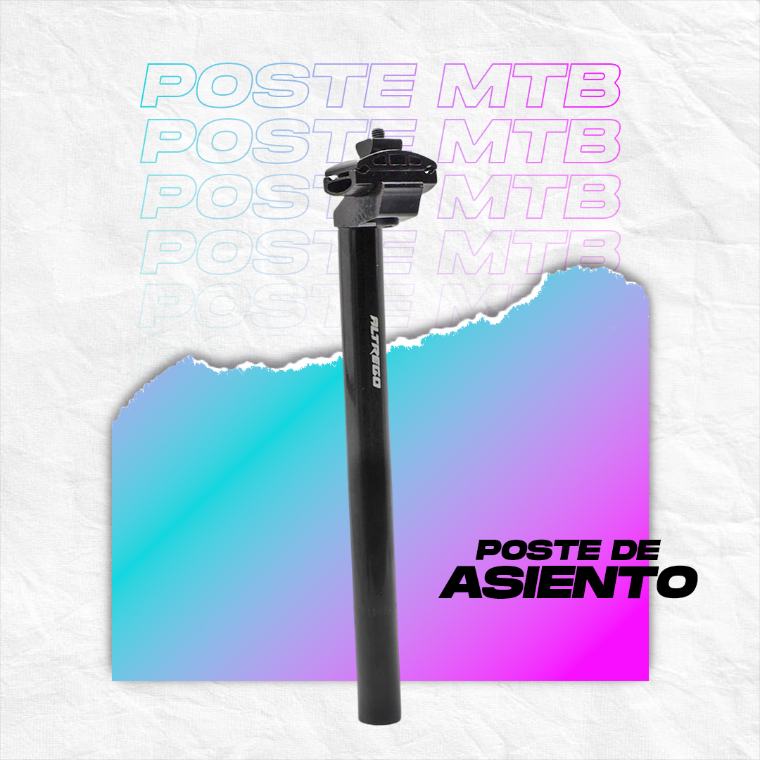  Poste De Asiento Mtb Para Bicicleta Con Broche 27.2x400mm