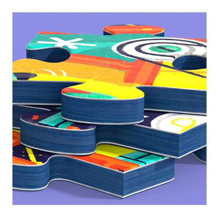 Rompecabezas Tema Infantil Niños Cohete Espacial Mideer