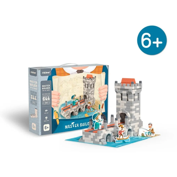 Bloques De Construcción Maestro Constructor Viejo Puente Mideer