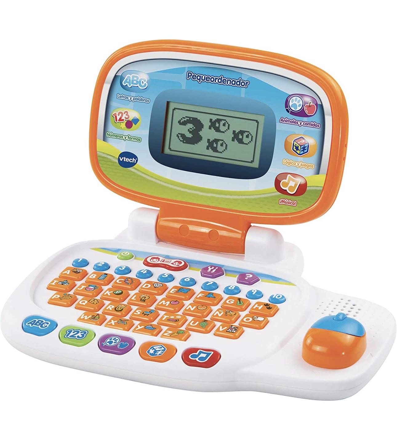Laptop Computadora Infantil Educativa Vtech NaranjA en Español