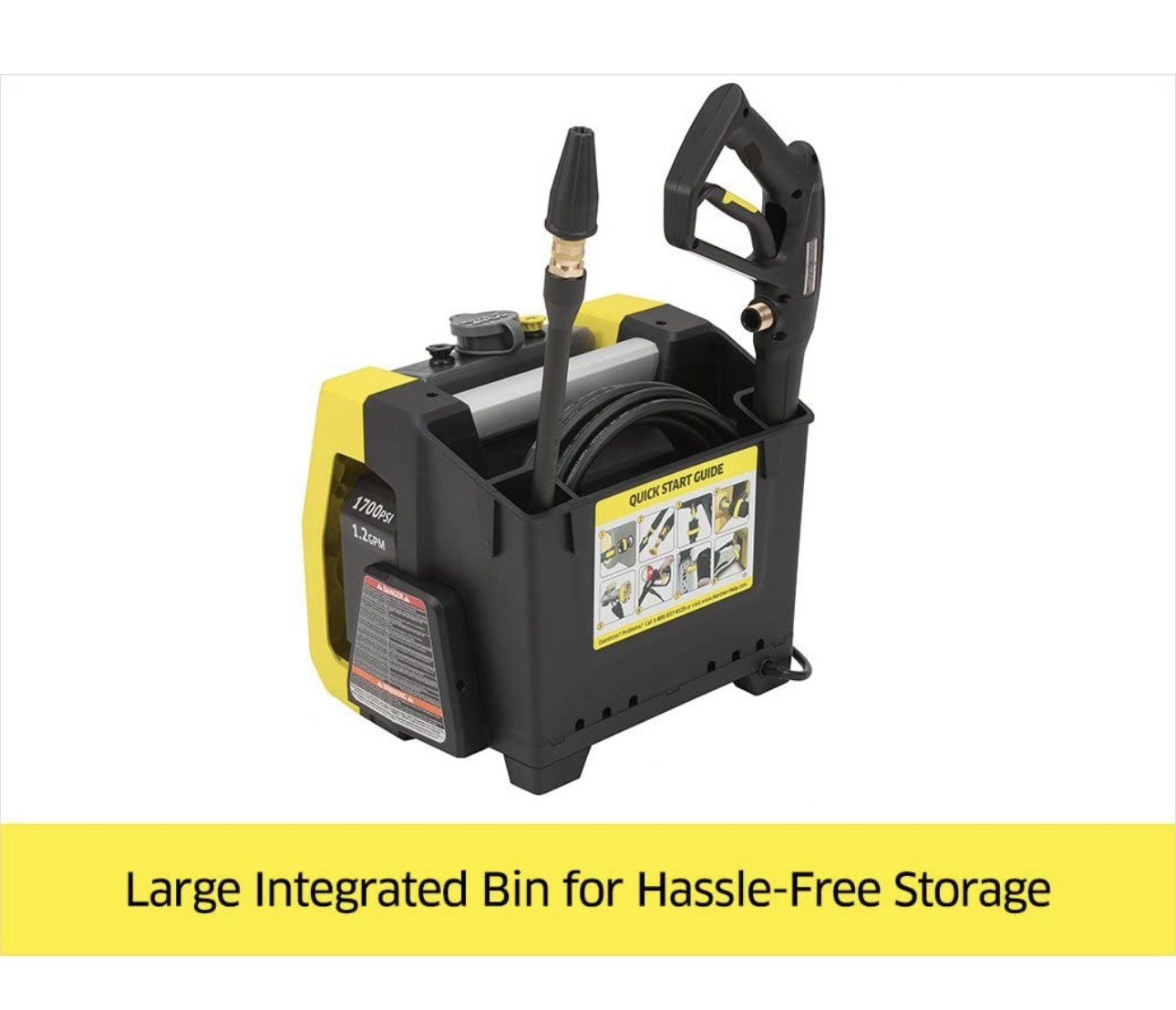 Hidrolavadora Eléctrica Kärcher Home & Garden K1700 PSI Presión Maxima 