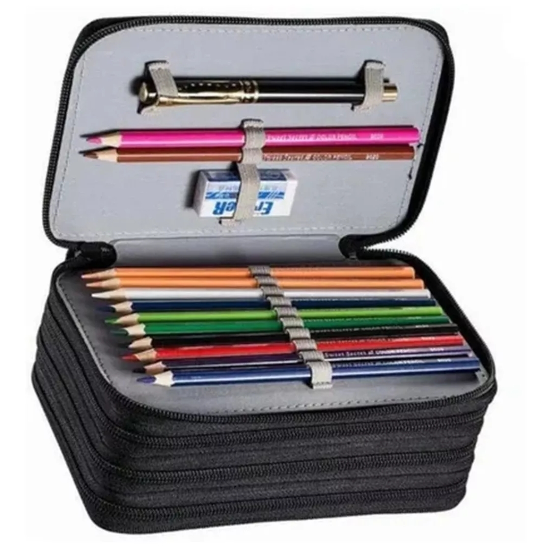 Organizador Para 72 Lápices De Colores Lapiceras Estuche.