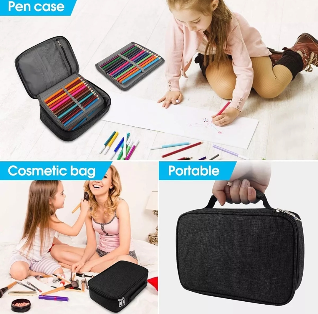 Organizador Para 72 Lápices De Colores Lapiceras Estuche.