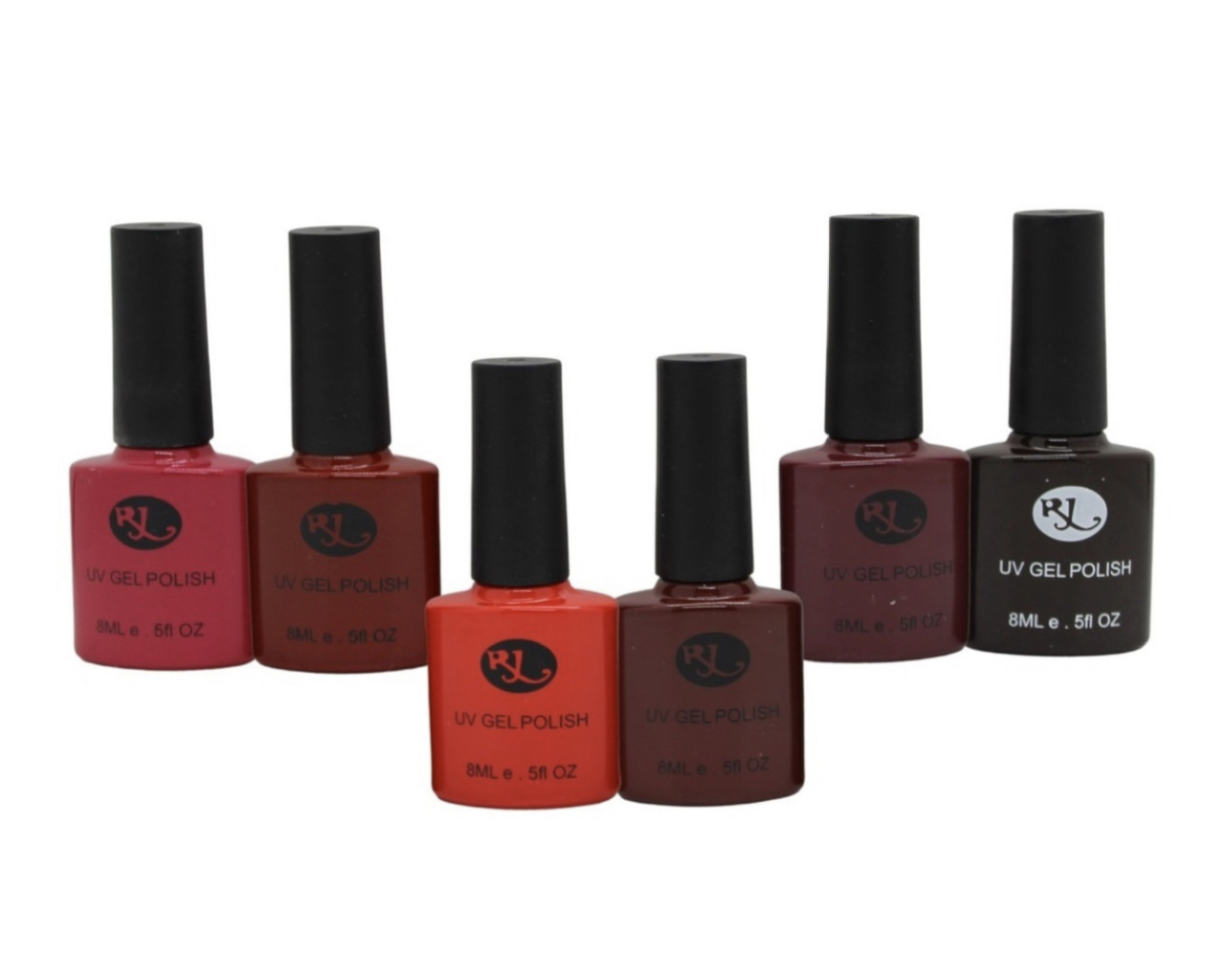 Kit Gel Semipermanente De 3 Pasos Gama De 6pz Letra Dg