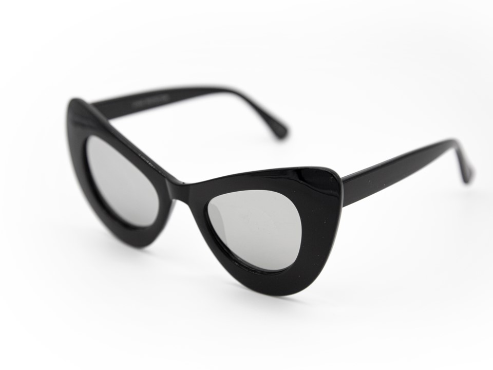 LENTES DE SOL SERSUN OJO DE GATO 6659RV PLATEADO POLICARBONATO UV400 UNISEX GAFAS DE SOL PARA MUJER Y HOMBRE