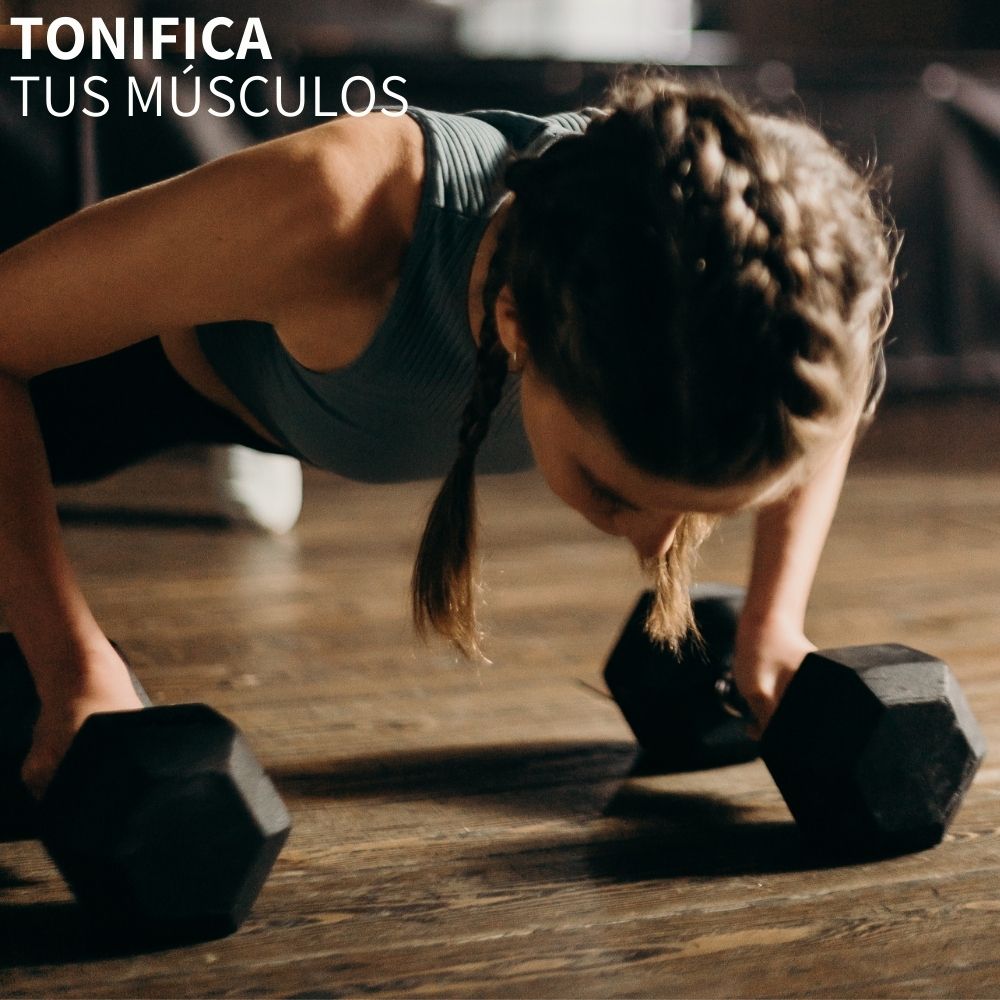 Kit Set Par De Mancuernas 5 Kg Pesas Hexagonales 10 Kg Gym