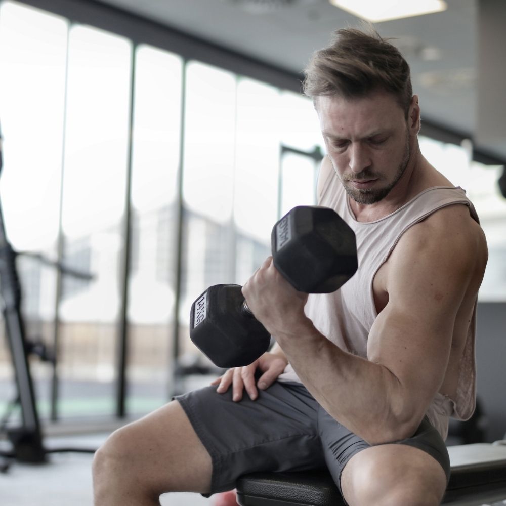 Kit Set Par De Mancuernas 5 Kg Pesas Hexagonales 10 Kg Gym